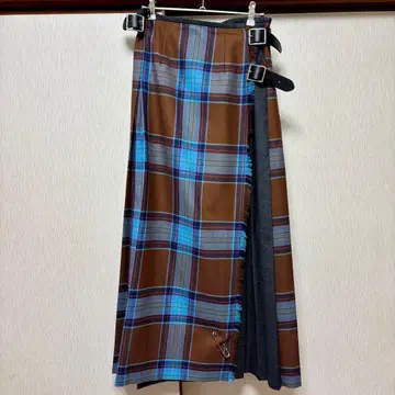 새상품급 O'NEIL OF DUBLIN 오닐 울 퀼트 스커트 롱