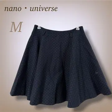 나노 유니버스 플레어 스커트 퀼팅풍 깔끔한 미니 스커트 고급 M