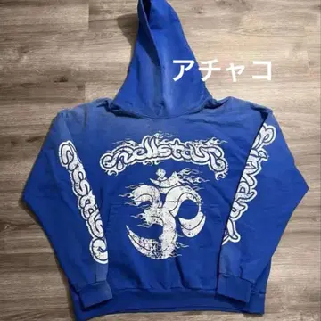 HELLSTAR 후드티 파랑 M