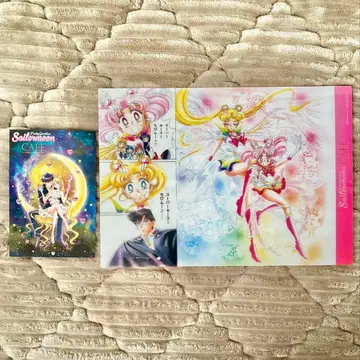 세일러문 카페 후기 런치 매트 팬클럽 한정판 엽서