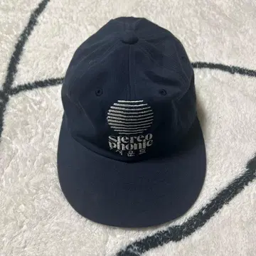 stereophonic 자수 로고 네이비 캡 bonbon