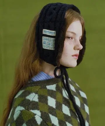 ROCKFISH WEATHERWEAR 귀도리 Navy x brown