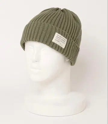 AIVREX 올리브 그린 니트 모자