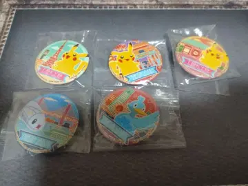 포켓몬 포켓여행 캔뱃지 피카츄 시비시라스 코알라 도쿄 요코하마