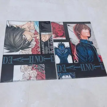 DEATHNOTE 데스노트 L 야가미 라이토 류크 클리어 파일 2종 세트