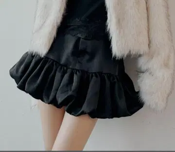 Chico 밑단 프릴 벌룬 스커트