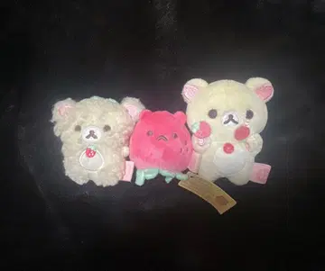 코리락쿠마 테노리 봉제 인형 딸기와의 하루