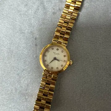 케이트 스페이드 골드 아날로그 손목시계