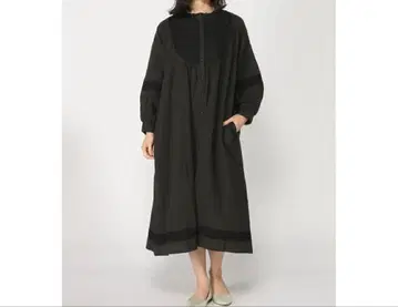 사만사 모스모스 가슴단 중첩 레이스 원피스