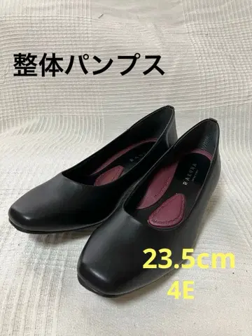 [ 미사용 새상품 ] 펌프스 블랙 23.5 4E