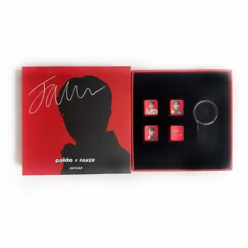 T1 티원 FAKER 페이커 팔도 왕뚜껑 콜라보 한정 키캡 | 브랜드 중고