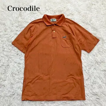 크로커다일 반팔 피케 셔츠 자수 악어 포켓 머신 워셔블 무지