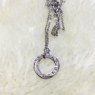 이중 반지 목걸이