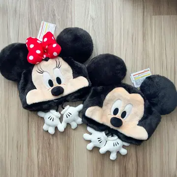 디즈니 팬캡 미키 미니 페어 세트