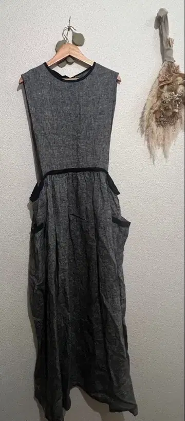 작가 원피스 에이프런 원피스