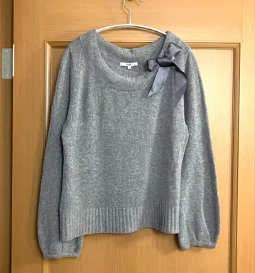 23구 캐시미어 혼방 니트 그레이