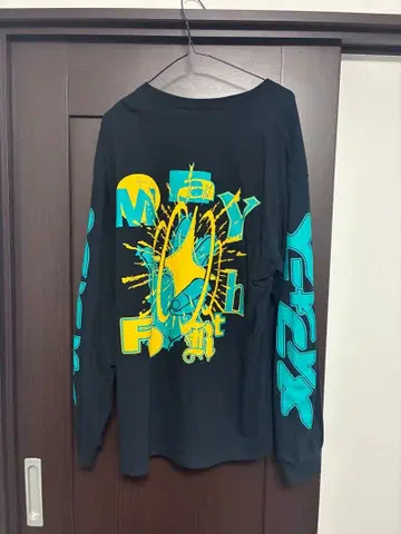 May Forth 빛 롱T 블랙 XL