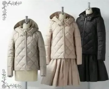 FOXEY NEW YORK 후드 부착 다운 자켓 세트