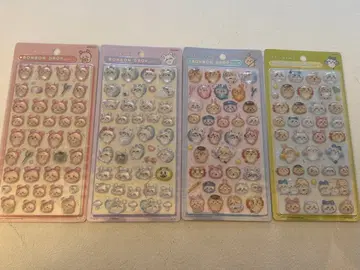 치이카와 (먼작귀) 모자 꽁지 드롭 씰 본드 세트 헌책방 모몽가