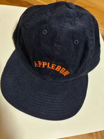 APPLEBUM 코듀로이 야구 모자 네이비