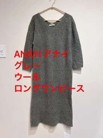 ANAYI 아나이 울 니트 원피스 울 100%