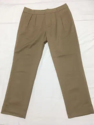 나노 유니버스 베이지 턱 슬랙스 사이즈 38