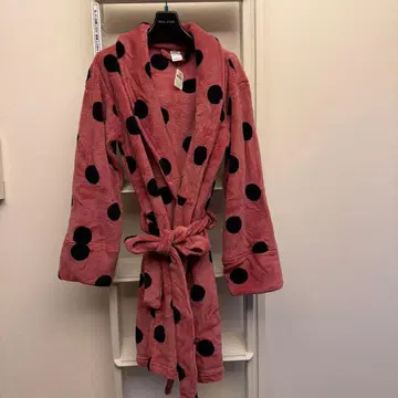 빅토리아 시크릿 새상품 PINK 도트 무늬 목욕 가운 XS/S
