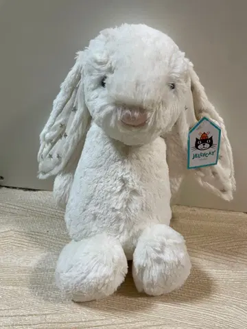 Jellycat 화이트 토끼 봉제 인형