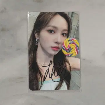 cherry bullet 지원 사인 트레이딩 카드