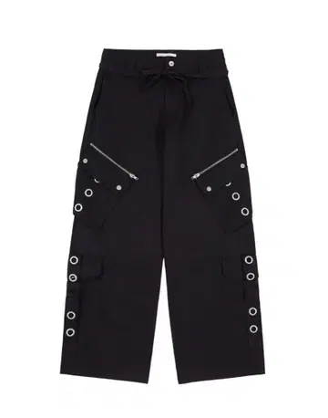 FANCY CLUB Detachable Cargo Strap Pants
