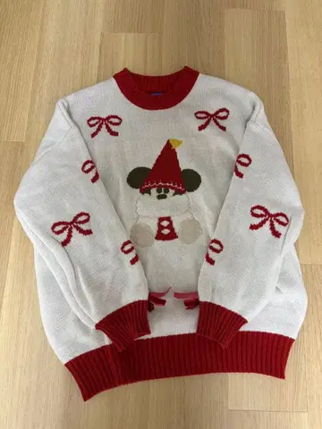 크리스마스 릴린린 니트 스웨터