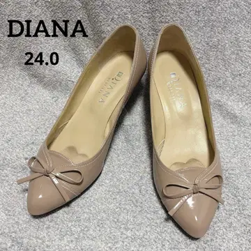 다이애나 WELL FIT 펌프스 리본 베이지 24.0