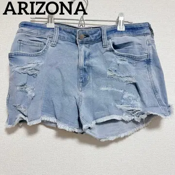 ARIZONA 애리조나 숏팬츠 데미지 가공 [ 11 L상당 ] 데님