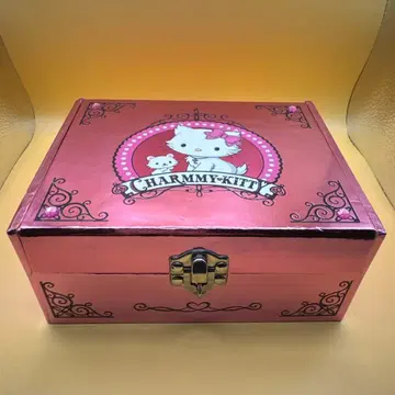 챠미키티 레트로 2004 화장품 박스 열쇠 달린 보물 상자 레트로