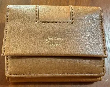 겐텐 에티코 램 가죽 3단 폴더형 지갑 미니