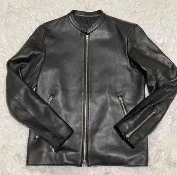 일본제 새상품급 LIDNM 라이더 자켓 양가죽 레더 리드롬 L 짧은 기장