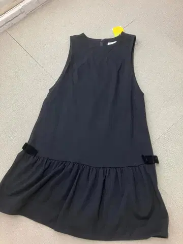 (K11598) 새상품 프랑슈리페 원피스 오버롤 스커트 블랙 M