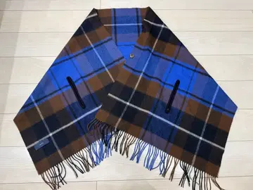 SHIPS 체크 무늬 스톨 판초