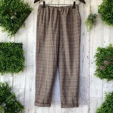 평평하게 놓음 허리 34 밴딩 있음 밑위 27