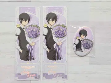 가정교사 히트맨REBORN! 히바리 쿄야 티켓 카드 캔뱃지 꽃다발