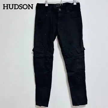 HUDSON 허드슨 블랙 카고 팬츠 블랙 데님 [ 27 M 상당 ]