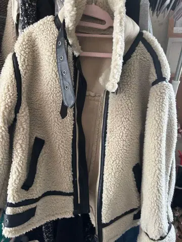 ungrid 보아 무스탕 블루종