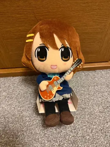 [케이온!] 목 까딱거리는 봉제 인형 - 유이 (택 포함)