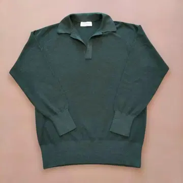 TOMORROWLAND 남성용 그린 울 스웨터 사이즈 M