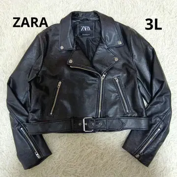 ZARA 블랙 더블 라이더스 3L 사이즈 인조 가죽 벨트