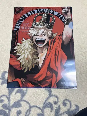 히로아카 최강 점프 1월호 클리어 파일 바쿠고 카츠키 10장 세트