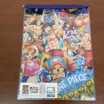 미개봉 원피스 USJ 클리어 파일 세트 프리미어 썸머