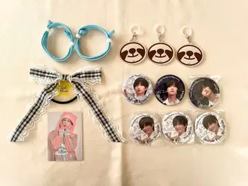 마에다 히로토 응원봉 리본 미상가 캔뱃지 트레이딩 카드 엄브렐라 마커