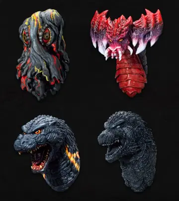 고질라 제일복권 E상 몬스터 헤드 마그넷 컴플리트 세트