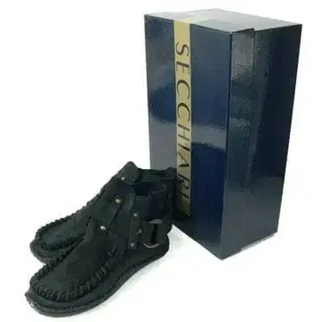 SECCHIARI MICHELE 숏부츠 25.0cm V/BK